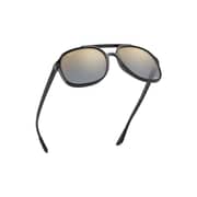 RayBan RB4312CH-601/J0-57 Black Plastic Polarized Men Sunglasses