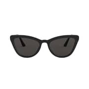 Prada Black Plastic Women PA-01VS-1AB5S0-56 Sunglasses