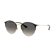 RayBan RB3578-187/11-50 Black/Grey/Gold Metal Unisex Sunglasses