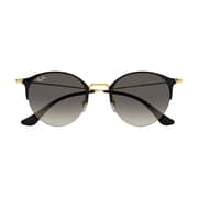 RayBan RB3578-187/11-50 Black/Grey/Gold Metal Unisex Sunglasses