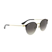 RayBan RB3578-187/11-50 Black/Grey/Gold Metal Unisex Sunglasses
