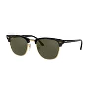 RayBan RB3016-W0365-49 Black/Gold Acetate Unisex Sunglasses