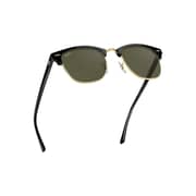 RayBan RB3016-W0365-49 Black/Gold Acetate Unisex Sunglasses