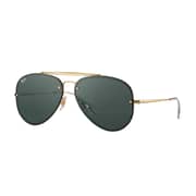 RayBan RB3584N-905071-58 Gold Metal Unisex Sunglasses