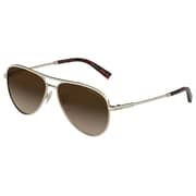 Tiffany Pale Gold Metal Women TF-3062-60213B-57 Sunglasses