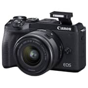 Canon EOS M6 Mark II Mirrorless Digital Camera Black EF-M15-45mm Lens