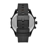 Diesel Boltdown Black Leather Men Watch DZ7425