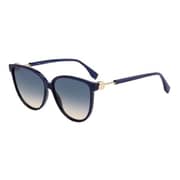 Fan Di Fendi Blue Acetate Women Sunglasses FF/0345/S/PJP59I4