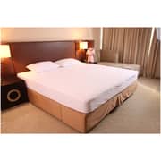 Terry Cotton Water Proof Mattress Protector White 150X200X30cm