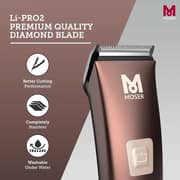 Moser 1888-0151 Li+Pro2 Professional Cord/Cordless Hair Clipper Deep Metallic Burgundy