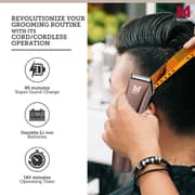 Moser 1888-0151 Li+Pro2 Professional Cord/Cordless Hair Clipper Deep Metallic Burgundy