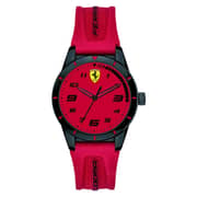Scuderia Ferrari Rev Red Silicone Kids Watch 860008