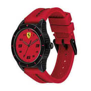 Scuderia Ferrari Rev Red Silicone Kids Watch 860008