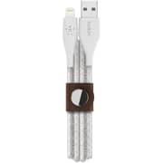 Belkin Duratek™ Plus Lightning To Usb-A Cable With Strap, 1.2M, White