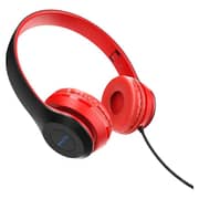 Borofone BO5 Star Sound Wired Headphones with Mic Black/Red