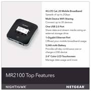 Netgear MR2100 Nighthawk M2 Mobile Router 4G LTE
