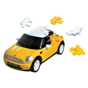 3D Puzzle Cars Mini Cooper 3D Puzzle Yellow