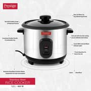 Prestige Stainless Steel Rice Cooker 1.2 Ltr - PR7501