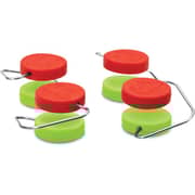 Dreamfarm DFMCB4519 Chobs Non-Slip Chopping Board Feet Red/Green