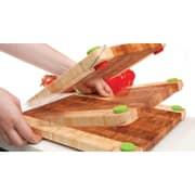 Dreamfarm DFMCB4519 Chobs Non-Slip Chopping Board Feet Red/Green