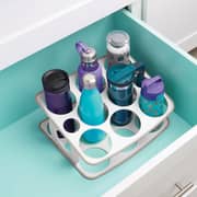 YouCopia BottleStand Travel Mug and Water Bottle Organizer White