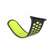 BeHello Premium Silicone Strap 42/44mm For Apple Watch Black/Green