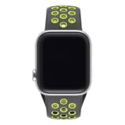 BeHello Premium Silicone Strap 42/44mm For Apple Watch Black/Green