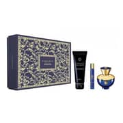 Versace Pour Femme Dylan Blue EDP 100ml+150ml Sublime Body Lotion+10ml Giftset Women