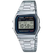 Casio Silver Stainless Steel Women Watch A158WA-1DF