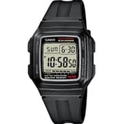 Casio Black Resin Unisex Watch F-201WA-1ADF