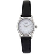 Casio Black Leather Women Watch LTP-1094E-7ARDF