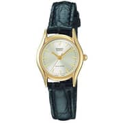 Casio Black Leather Women Watch LTP-1094Q-7ARDF