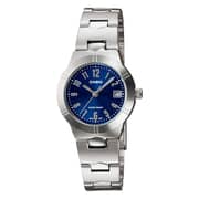Casio Silver Stainless Steel Women Watch LTP-1241D-2ADF