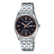Casio Silver Stainless Steel Women Watch LTP-1335D-1A2VDF