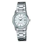 Casio Silver Stainless Steel Women Watch LTP-V002D-7AUDF