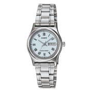 Casio Silver Stainless Steel Women Watch LTP-V004D-2BUDF