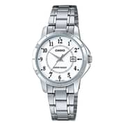Casio Silver Stainless Steel Women Watch LTP-V004D-7B2UDF