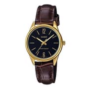 Casio Brown Leather Women Watch LTP-V005GL-1B2UDF