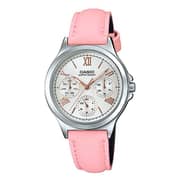 Casio Pink Leather Women Watch LTP-V300L-4A2UDF