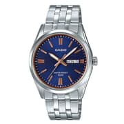 Casio Silver Stainless Steel Men Watch MTP-1335D-2A2VDF