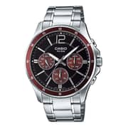 Casio Silver Stainless Steel Men Watch MTP-1374D-5AVDF