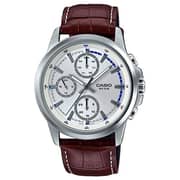 Casio Brown Leather Men Watch MTP-E317L-7AVDF