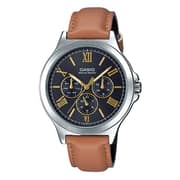 Casio Brown Leather Men Watch MTP-V300L-1A3UDF