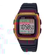 Casio Black Resin Unisex Watch W-96H-4A2VDF