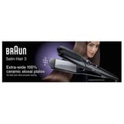 Braun Satin Hair 3 Straightener W/Wide Plates ST310