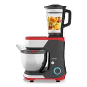 Saachi 8-Speed Stand Mixer With Blender NL-SM-4176B-RD