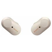Sony Wireless Ear Buds With Noise Canceling Silver
