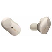 Sony Wireless Ear Buds With Noise Canceling Silver