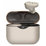 Sony Wireless Ear Buds With Noise Canceling Silver