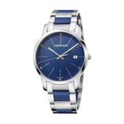 Calvin Klein City Blue/Silver Stainless Steel Men Watch - K2G2G1-VN